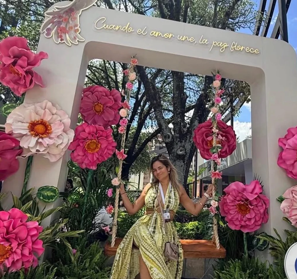 Marilyn Abud, fundadora de Casa Azul Collection, en Colombiamoda